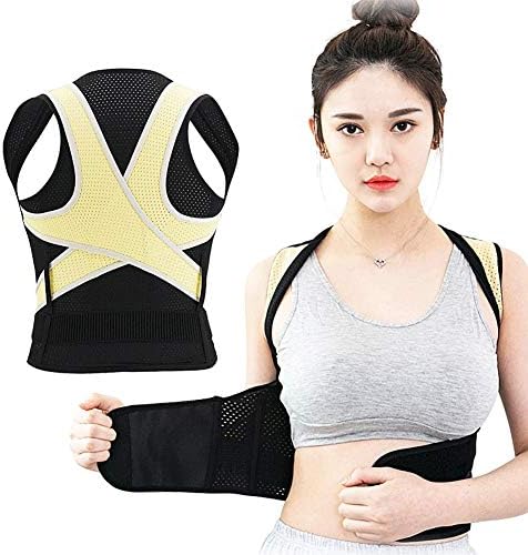 Evoke Pro Back Posture Corrector,Kids Hunchback Best Brace Help to Improve Posture for Women,Under Clothes Belt (Size : S)