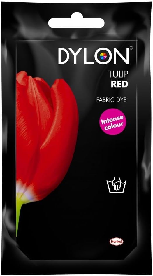 Dylon Fabric Dye, 50i, Tulip Red