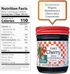 Eden Organic Montmorency Tart Cherry Juice Concentrate, 68 Brix, No Artificial or Refined Sugars, Michigan Cherries, 7.5 Fl Oz