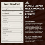 Double Dipped Milk Chocolate Covered Peanuts 2LB Resealable Bag – Extra Thick Chocolate Coating, Crunchy Premium Peanuts, Bulk Candy Snack for Parties, Baking & Gifting ASOZI