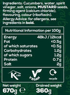 Mrs Elswood Haimisha Cucumbers (670g) - Pack of 2