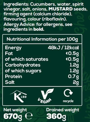 Mrs Elswood Haimisha Cucumbers (670g) - Pack of 2