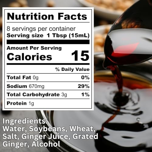 Kioke Reserve Ginger Soy Sauce | Small Batch Cedar Barrel Aged in Japan | All-Natural Non-GMO Shoyu with Fresh Ginger Flavor | Traditional Japanese Soy Sauce for Marinades, Sushi & Stir Fry (4 oz)