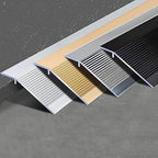 Doorway Uneven Floor Transition Strip, Door Carpet Lining Transition Strip,Uneven Floor Vinyl Floor Edge,Aluminum Threshold Reducer 10cm Wide