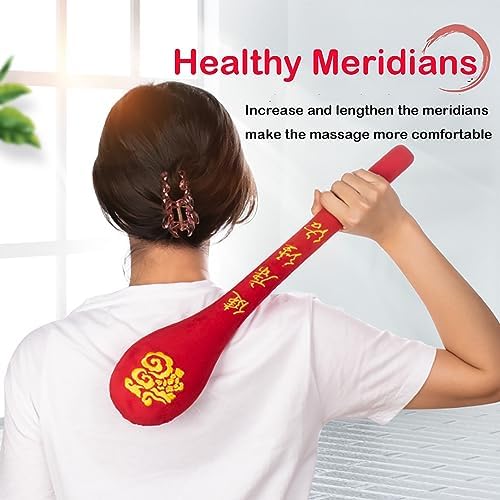2Pcs Back Massage Stick, Body Massage Hammer Stick, Manual Beat Meridian Hammer, Handheld Massage Equipment