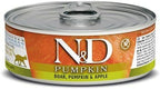Farmina Natural & Delicious Pumpkin Feline Boar, Pumpkin & Apple Cans 12/2.8-oz