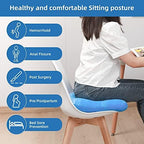 wefaner Donut Pillow Tailbone Pain Relief Cushion Bed Sores,Butt Donut Pillow Anti-Decubitus Pad-Breathable for Hemorrhoids,After Surgery,Pregnancy, Pressure Sores.