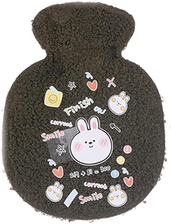 1PCS Lovely Cartoon Hand Po Mini Hot Water Bottles Portable Hand Warmer Pocket Hand Feet Hot Water Bags,F