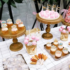 40PCS Edible Prince Princess Crown Cupcake Toppers Edible King Queen Crowns Cupcake Picks for Crown Theme Baby Shower Bridal Shower Wedding Princess Girls Prince Boys Birthday Party Decorations