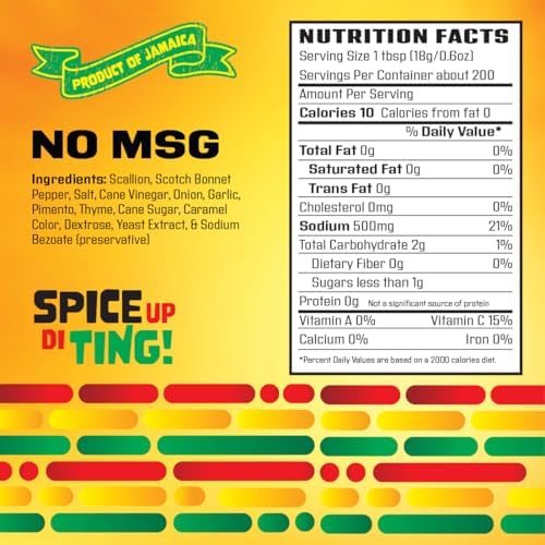 Spur Tree Jamaican Jerk Seasoning – Authentic Caribbean Jerk Seasoning – Jerk Sauce with All-Natural and Fresh Ingredients – Jerk Seasoning Jamaica (9 Lb, 6 Oz)