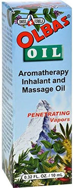 Olbas Therapeutic, Aromatherapy Inhalant and Massage Oil, 0.32 fl Ounces. Pack of 3