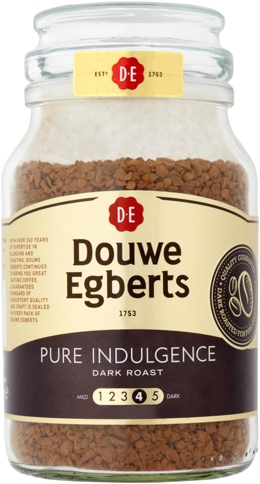 Douwe Egberts Pure Indulgence Instant Coffee (190g) - Pack of 6