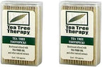 Tea Tree Therapy - Tea Tree & Menthol Toothpicks (100 Count) (2-Pack)