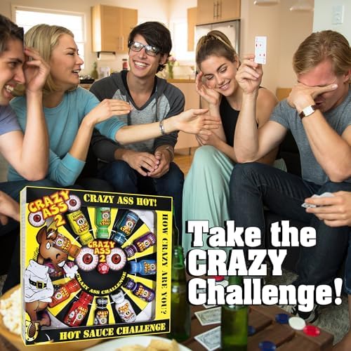 Crazy Hot Sauce Gift Set - Gourmet Challenge Dice Game - Prefect Premium Gourmet Gifts for Men.