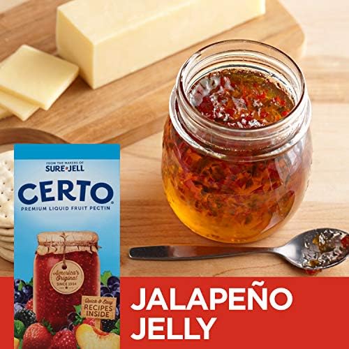 Certo Premium Liquid Fruit Pectin (4 ct Pack, 8 Total 3 fl oz Pouches)