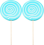 Zerodeko 2pcs Simulation Lollipop Fake Food Adornment Lollipop Photo Prop Prop Creative Photo Large Candy Ornament Party Scene Ornament Party Decor