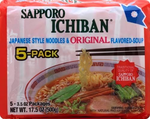 Sapporo Ichiban Original Ramen Noodles, 17.5 Oz