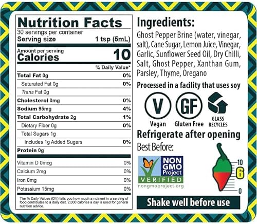Ghost Peri-Peri Hot Sauce by African Dream Foods | All-Natural Spicy Piri-Piri Sauce with African Ghost Peppers | Vegan, Non-GMO, Gluten-Free| Glass Bottle, 5 fl oz