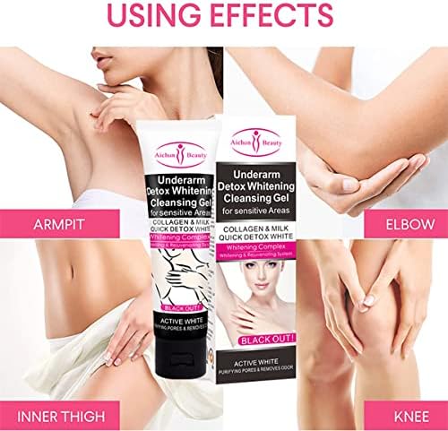 AICHUN BEAUTY Underarm Knees Detox Cleansing Gel For Sensitive Triangle Areas Triangle Collagen Milk Purifying Pores Removes Odor 50ml
