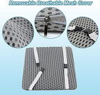 Shower Chair Seat Mat - 4D Mesh Soft Cushion Transfer Bench Pad Bath Stool Padded for Elderly Disabled Handicap, 15" L x 14" W x1.2 H