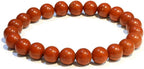 ANAYA AGATE Healing Crystal Bracelet for Women and Men – 8mm Round Beaded Bracelet for Men and Women – Unisex Stretchy Gemstone Bracelet for Healing and Protection