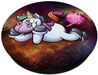 Galaxy Space Funny Lazy Unicorn Farting