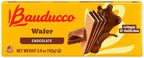Bauducco Chocolate Wafers - Crispy Wafer Cookies With 3 Delicious, Indulgent, Decadent Layers of Chocolate Flavored Cream - Delicious Sweet Snack or Desert - 5.0 oz (Pack of 1)