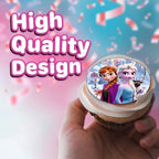 30 x Edible Cupcake Toppers – Winter Princess Themed Collection of Edible Cake Decorations | Uncut Edible on Wafer Sheet
