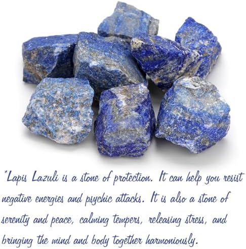 GolbalJew Lapis Lazuli Natural Raw Crystals 2PCS Healing Crystal Stones 1.2-2.0” Reiki Healing Gemstones for Meditation Chakra Balance Home Decor