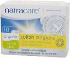 Natracare Regular Tampons 10CT, 12 Pack-120 Total