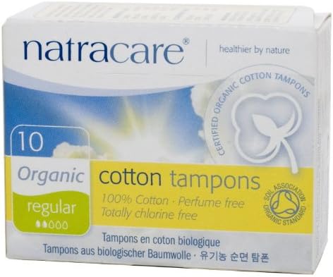 Natracare Regular Tampons 10CT, 12 Pack-120 Total