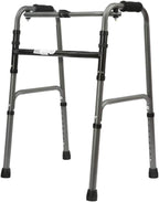 Foldable Walking Frame,Geriatric Elderly - Adjustable Height:70~80cm - Walking Aid Armrest Thickened Steel Pipe Crutch Decoration