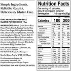 King Arthur Gluten-Free Pancake Mix, Certified Gluten-Free, Non-GMO Project Verified, Certified Kosher, 15 Oz