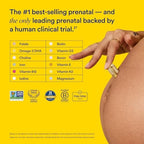 Ritual Prenatal Multivitamin For Women - Key Essential Vitamins and Minerals To Support Mom and Baby During Pregnancy* - Folate, Choline, Omega-3 DHA, Iron - Vegan - Citrus - 60 Capsules - 30 Servings
