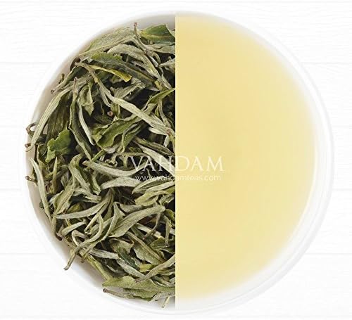 VAHDAM, Exotic White Tea Leaves From The Blue Mountains (25 Cups/1.76oz) 100% Pure White Tea Loose Leaf - Mellow & Delicious | Pure Unblended Loose Leaf Tea | Vacuum Sealed
