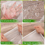 VAIPI 100 Pcs Plastic Sheeting for Body Wrap, 86x47 Inch Sauna Blanket Liners Plastic Sauna Wrap Disposable Film Bathtub Bag Sauna Accessories for Beauty Salon Spa Therapy