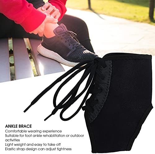 Lace Up Ankle Brace, Adjustable Compression Ankle Strap Support, Breathable Ankle Ligaments Protectors for Strains Sprains Arthritis Ankle Tendon Injury Recovery