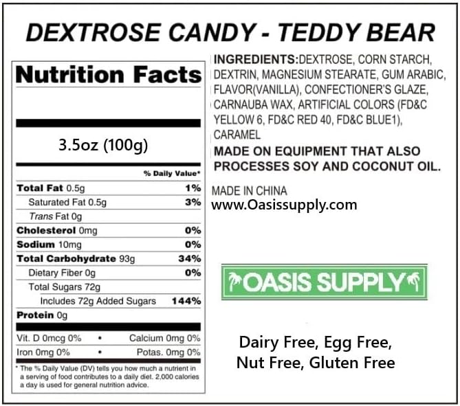Oasis Supply Baby Shower Sprinkles & Sugar Shapes – Edible Decorations for Cakes, Cupcakes, and Cookies – Gender Reveal, Boy, Girl, and Neutral Party Baking Decorations - Teddy Bears