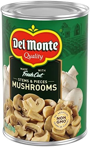 Del Monte® Mushrooms Stems and Pieces 8 oz. Can, 12 Pack