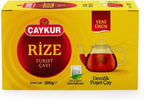 ÇAYKUR Rize Turist Large Tea Bags for Teapot Brew, Bright Red, Loose Leaf, Individually Wrapped 40 Bags, 200gr / 7.05 Oz