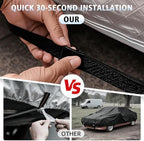 Car Cover Waterproof All Weather for Mercedes-Benz S-Class 2006-2025,All-Around Fastening and 4 Upgrades, 30s Quick-Install for Car Cover