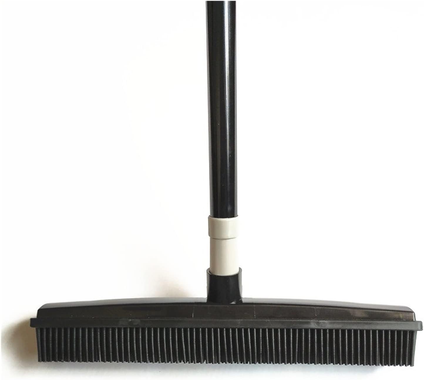 Multifunctional Telescopic Broom, Magic Rubber Besom Cleaner, Pet Hair Removal Brush, Home Floor Dust Mop; Carpet Sweeper(Black)