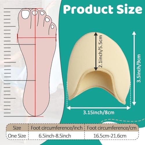 4Pcs Ballet Toe Pads for Pointe Shoes – Breathable Pointe Shoe Toe Pads, Cushioned Protectors for Ballerinas & High Heel Comfort