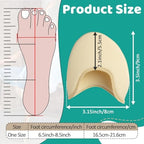 4Pcs Ballet Toe Pads for Pointe Shoes – Breathable Pointe Shoe Toe Pads, Cushioned Protectors for Ballerinas & High Heel Comfort