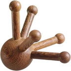 OULIGET Wooden Trigger Point Massage Tool,Spider Shape 5 Legs Massager,Scalp Massager Scraping Tool for Back,Neck,Shoulder and More