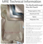 MRE Meals Ready to Eat Inspection 2025 or Better, Emergency Food Supply, Survival Camping Outdoor (1 SURE-PACK MRE Meal Bag, Cheese Tortellini in Tomato Sauce)