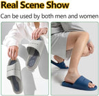 Acupressure Massage Slippers Acupressure Foot Massager Shoes Reflexology Sandals Gift for Men Women Reduce Feet Neuropathy Pain Relief and Tension (Pink,US Women 5-6/men 3.5-4.5)