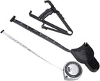 Body Fat Caliper, Skinfold Body Fat Analyzer and BMI Measurement Tool Body Fat Measurement Device Body Measuring Tape Retractable Waist Measuring Tape for Monitoring Body Fat