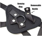 Soft Comfortable Adjustable Unisex Underwear Strapless Underwear Brief - Harness Wearable Strapless Harnesses Panties Black