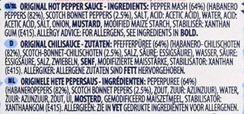 Encona West Indian Hot Pepper Sauce Original Squeezy Pack 285 ml(Pack of 6)